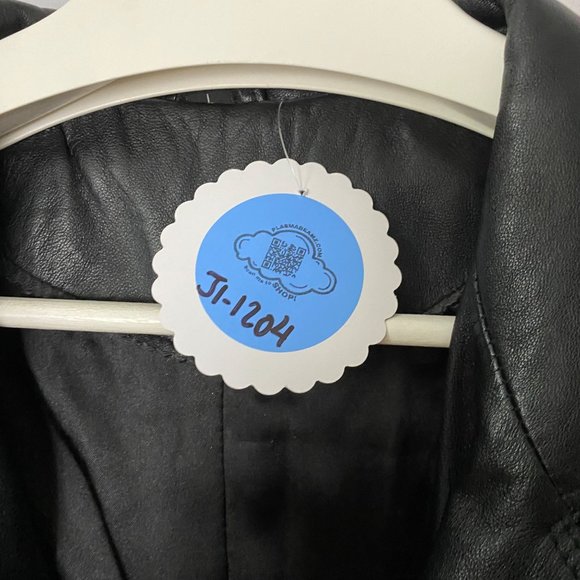 Black Genuine Leather Boxy Leather Jacket L - Picture 7 of 16